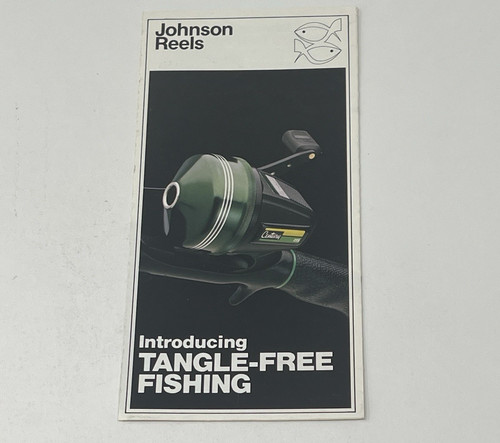 Johnson Introducing Tangle Free Fishing Reels Rods Catalog Brochure Vintage