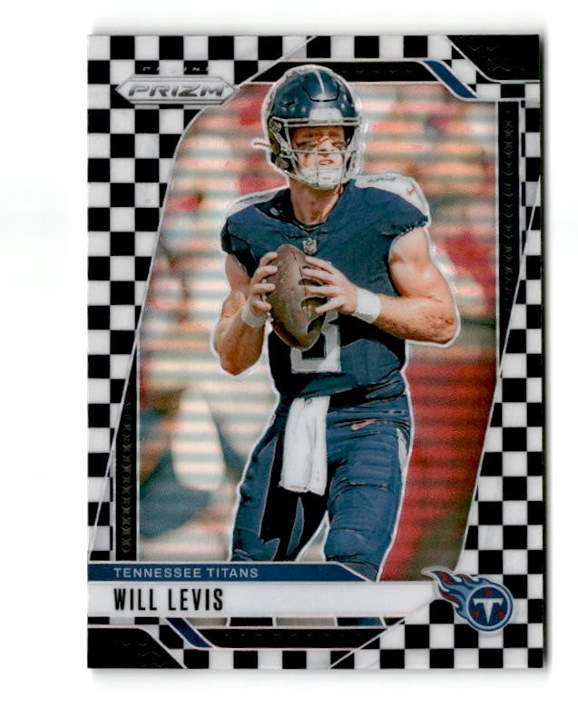 2024 Panini Prizm #277 Will Levis Black and White Checker