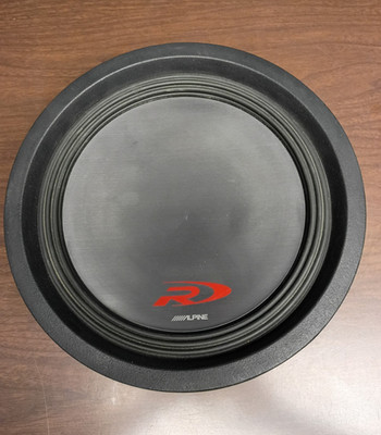 10'' Alpine Type R R Series Car Subwoofer Speaker Non-Enclosed Non-Powered Black