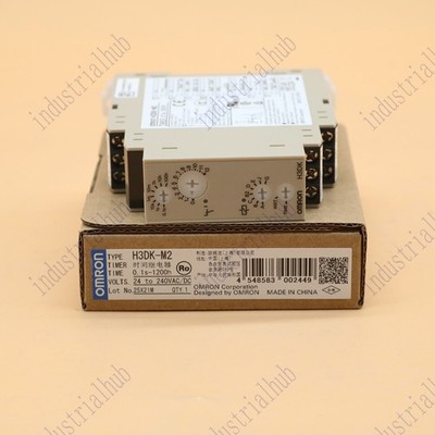 1PCS new   IN BOX Timer Relay H3DK-M2 H3DKM2 24-240VAC/DC FAST SHIP #tp
