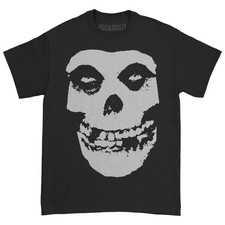 Men's Misfits Classic Fiend Skull (Back Print) Slim Fit T-shirt X-Large Black
