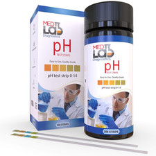 pH Test Strips - 200 Litmus Paper pH Test Strips for Urine and Saliva Level
