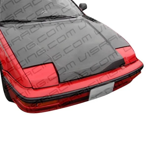 For Honda Prelude 1988-1991 VIS Racing 88HDPRE2DOE-010C Carbon Fiber Hood Foto 2 de 2