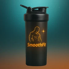 SmoothFit Shaker Bottle – Leak-Proof Gym Protein Mixer Cup | Fitness Blender