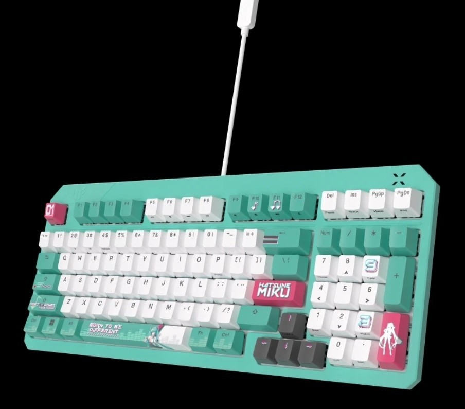 ASUS x Hatsune Miku TUF Gaming K3 Gen II RGB Mechanical Keyboard