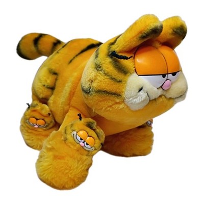 Vintage 1981 Dakin Garfield the Cat with Slippers 12