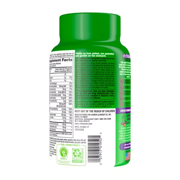 Vitafusion PreNatal Multivitamin Dietary Supplement Gummies Lemon