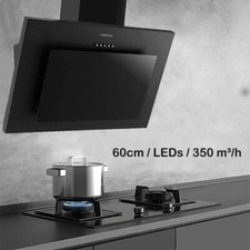 TopStrong 60 cm Wall Mounted range Hood Tempered Glass 350m³/h 3-Speed Vent