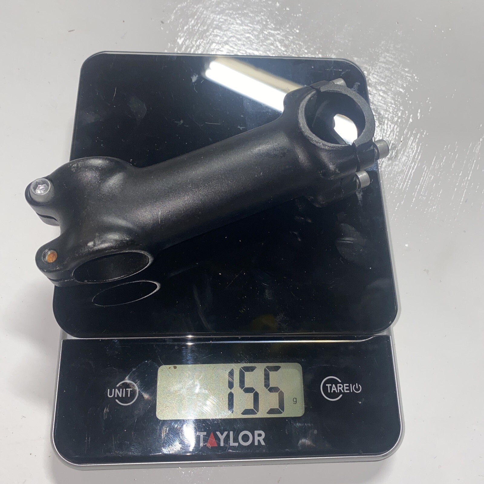 Bicycle Bike Stem 1 1/8th 25.4 x 100 mm x +/- 10 degree aluminum light black