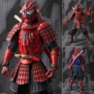 MOVIE REALIZATION Samurai Spider-Man 7-inch Action Figure Boxed Toy Gift CN KO
