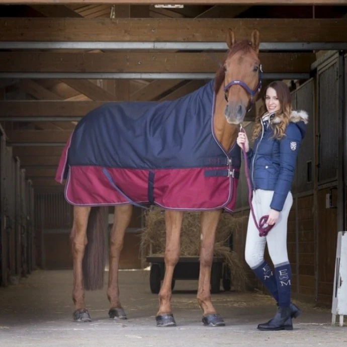 Pferde Outdoordecke Regendecke Weidedecke HighNeck 125-165cm 1200D ohne Füllung - Bild 2 von 4