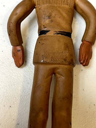 Lone Ranger Tonto Indian Posable Bendy Action Figure. Vintage 1966 - Picture 3 of 3