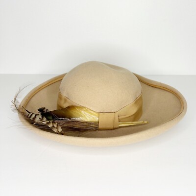 Vintage Don Anderson 100% Wool Hat Wide Brim Style Hat With  display picture 2