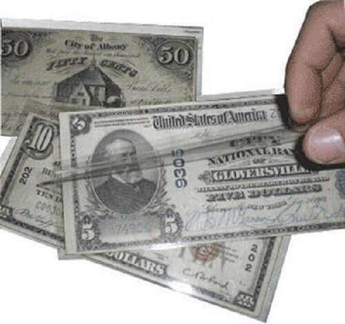 200 Museum Grade 7.75 x 3.5 Currency Large Banknote Sleeves 4mil Supersafe MG450 - Picture 6 of 6
