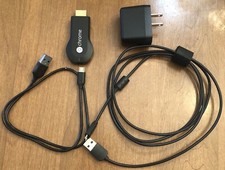Google Chromecast (1st Generation) Streaming Media Player - H2G2-42 (Black)