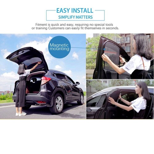 Window Sun Shade Visor Magnetic Reversible Shield Curtain For Hyundai Santa Fe - Picture 15 of 15