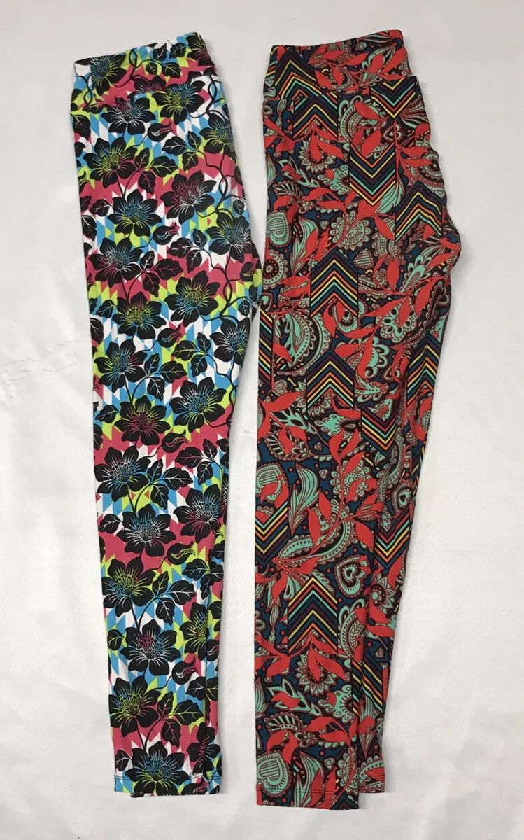 Lularoe Tall and Curvy Leggings Lot of 2