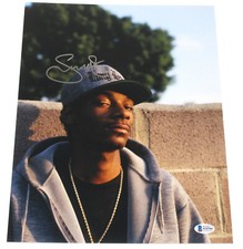 RAPPER SNOOP DOGG SIGNED AUTOGRAPH AUTHENTIC 11X14 PHOTO HIP HOP BECKETT COA BAS