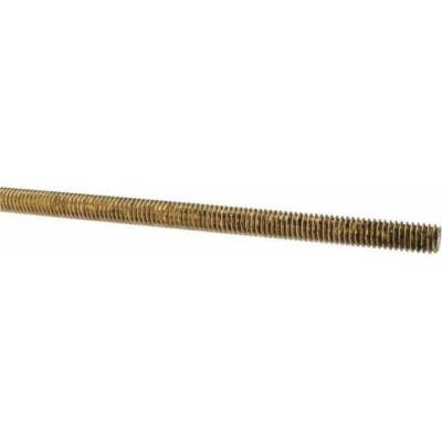 Made in USA 5/16-18 UNC x 3' Brass RH Threaded Rod