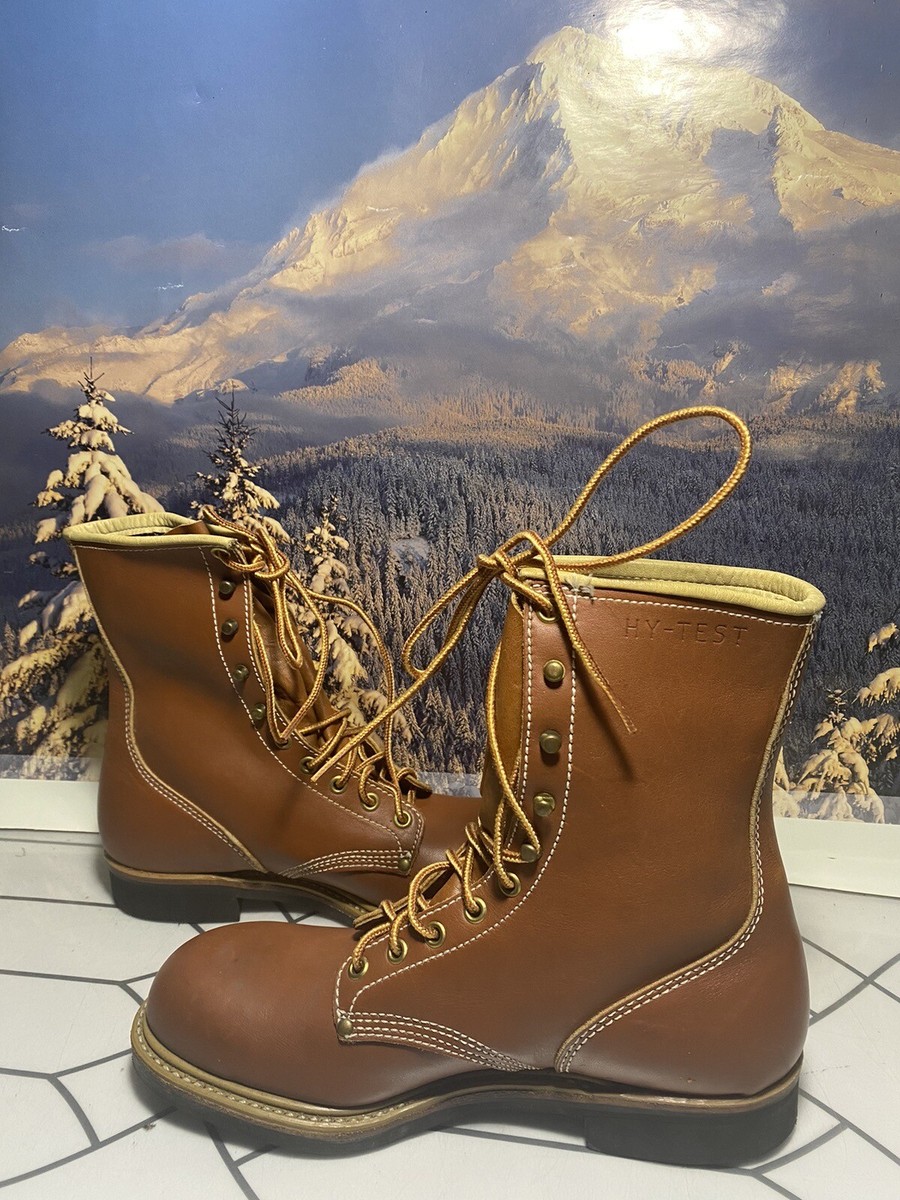 Hy-Test Safety Steel Toe Work Boots Tufgum Size 7 C Brown | eBay