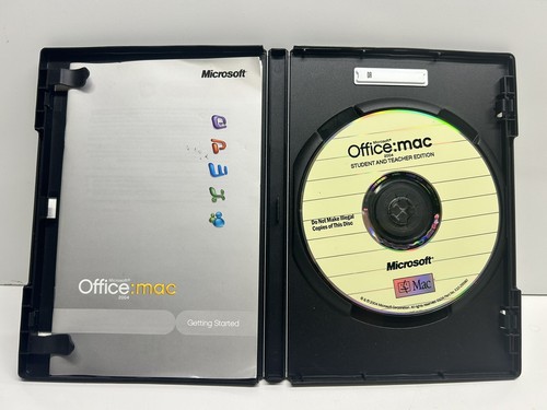 Microsoft Office Mac 2004 Student & Teacher Edition Instructions +3 Product Keys - Picture 3 of 7
