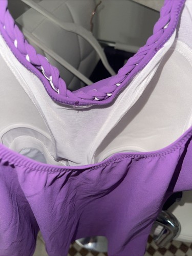 Gottex Tankini Top NWT Warm Purple Size 14 $104 - Picture 9 of 9