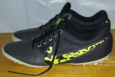 Nike Elastico Pro III IC 685362-001 Indoor Court Black Neon Cleats