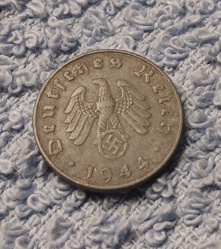 Vintage 1944 World War 2 10 Reichspfennig~ Germany, See Photos!! - Picture 3 of 12