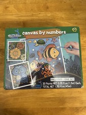 3 Pack Paint by Numbers for Kids Ages 8-12 Pre-Printed Acrylic Oil Painting