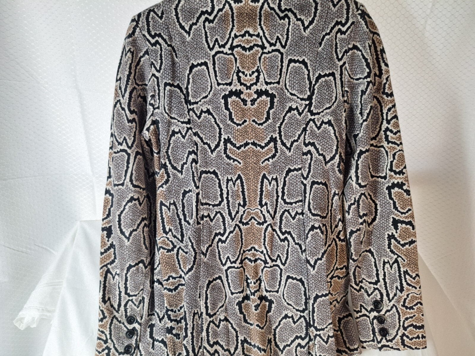 CABI Double-Breasted Python Blazer Womens Sz 0 Sn… - image 2