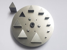 Disc Cutter Triangle Shape  Set of 10 punches  6mm to 31mm  Jewelry Dies 