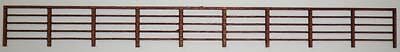 Ancorton OOF4 Wooden Fencing Four Rail 4ft High Laser-cut Kit OO Gauge - Picture 1 of 1