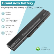 Batterie pour Asus G50, A32-M50, A33-M50, A32-N61, A32-X64 de AccuCell