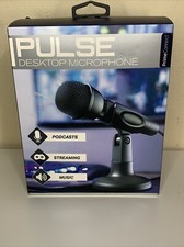 Microphone Pulse Desktop For Podcast Streaming Music 3ft Cable