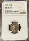 1931 S LINCOLN CENT NGC XF40 BN