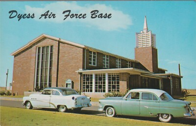 #ad Dyess Air Force Base Chapel Church Abilene Texas TX. UNP Chrome Postcard $5.45