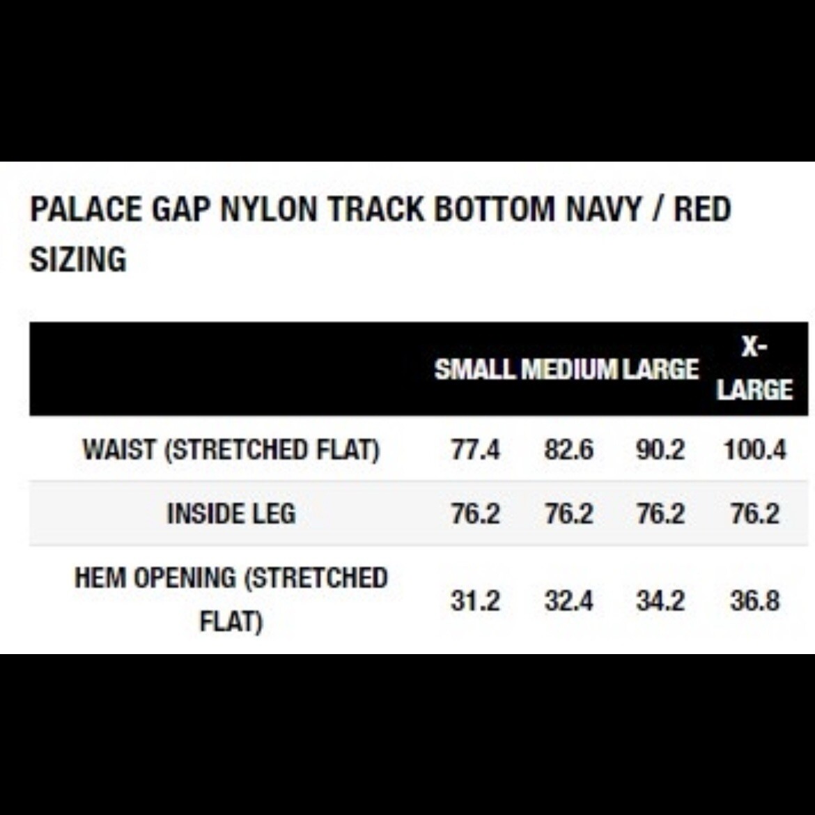Size Large - Palace x GAP Nylon Track Bottom (Navy/Red) WORN Size Large - Palace x GAP Nylon Track Bottom (Navy/Red) WORN