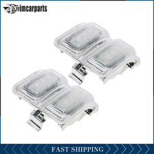 Pair For 08-16 Ford Super Duty Tow Mirror Turn Signal Light Clear LED Lampshade