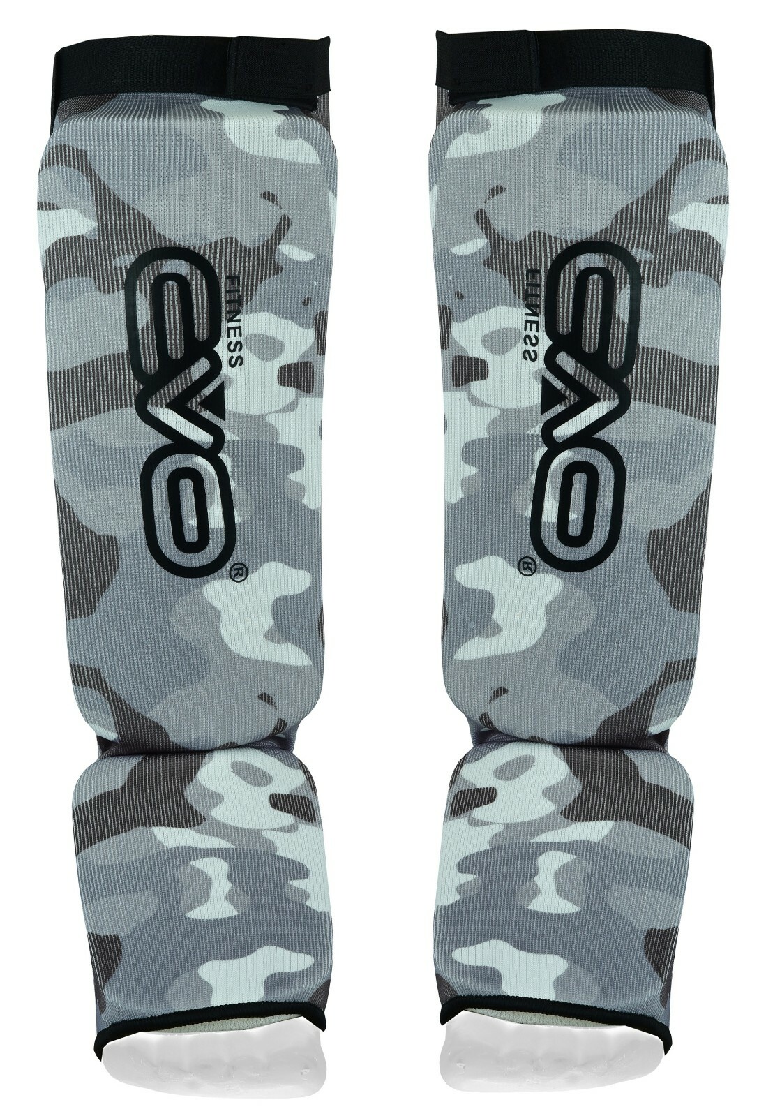 EVO Shin Insteps Elastic Leg Pads MMA Guards Martial Arts Kick Boxing