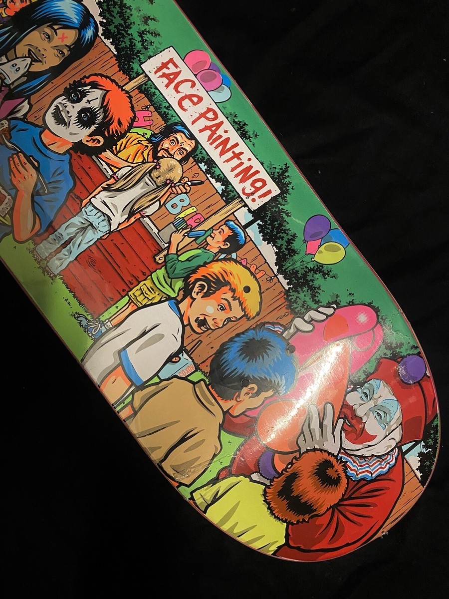RARE NEON Paisley Skates Serial Party Sean Cliver Skateboard