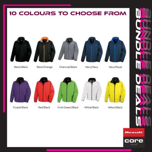 Personalised Gas Safe Softshell Jacket Embroidered Custom Your Text Workwear UK - Picture 3 of 25