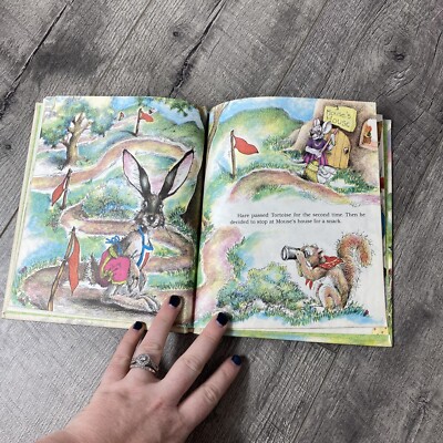 Vintage 1984 Tortoise and the Hare hard cover children's book | eBay