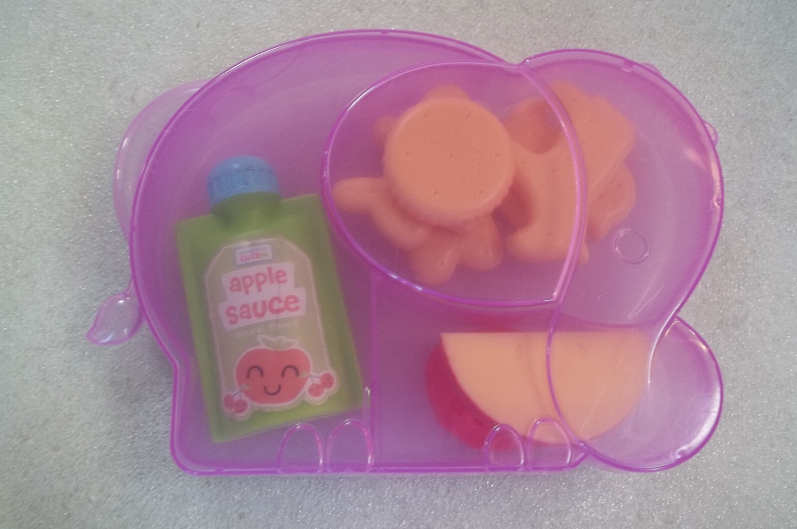 Doll Sized Kitchen Food Snack Accessories Toys Fruit Crackers Container