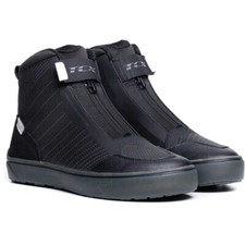 SCARPE STIVALI MOTO TCX IKASU 2 WP IMPERMEABILI ZIP BLACK WHITE TG 42
