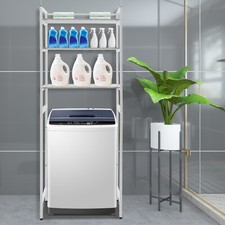 Storage Shelf, Freestanding Storage Rack, Bathroom Rack for Washing Machine