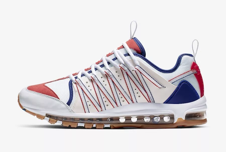 Nike Air Max 97 Haven Clot USA Shoes Red White Blue Size 6.5 Men s