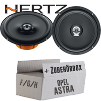 Hertz Lautsprecher FüR Opel Astra FGH 16Cm Boxen Koax TüR Vorne Auto Einbauset