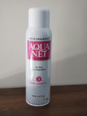 Vintage Aqua Net Professional Hair Spray All Day All Over 3 Extra Super Hold Ebay