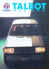 Talbot Horizon 09/81 depliant brochure catalogo Broszura Folleto