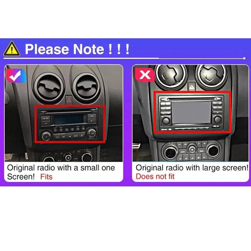 4+64GB For Nissan Qashqai 2007-2011 Car Stereo Radio Carplay Android Auto Stereo - Image 2 of 4